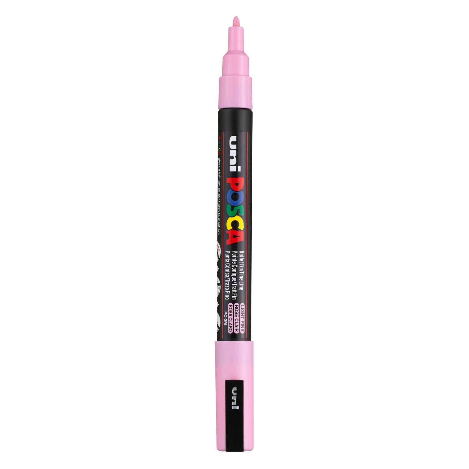 Marker Posca Uni-Posca, AFM PC-3M, épaisseur de ligne 0,9-1,3 mm, fin, rose clair, 1 pièce