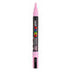 Marker Posca Uni-Posca, AFM PC-3M, épaisseur de ligne 0,9-1,3 mm, fin, rose clair, 1 pièce