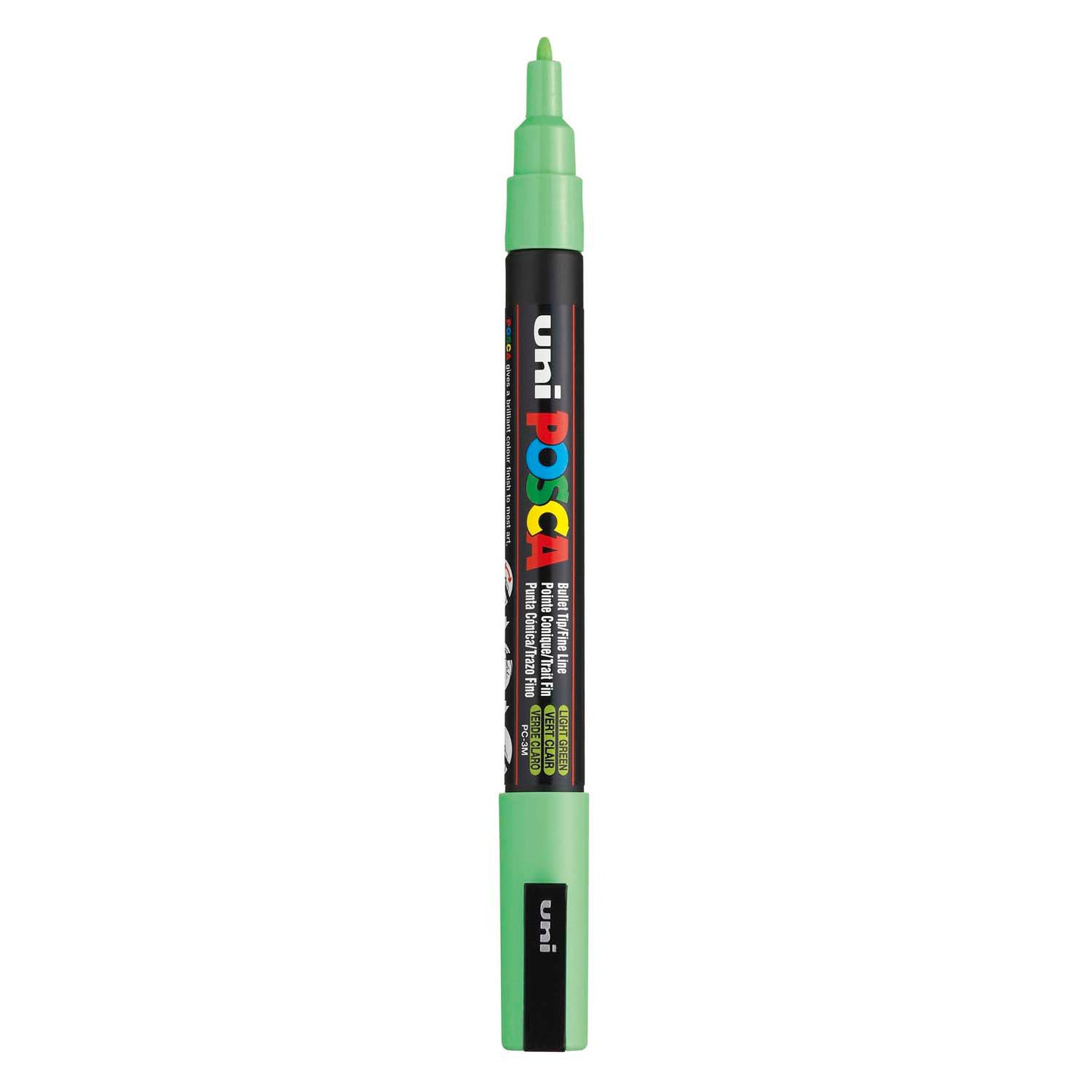 Marqueur Posca Uni-Posca, AFM PC-3M, épaisseur de ligne 0,9-1,3 mm, fin, vert clair, 1 pièce