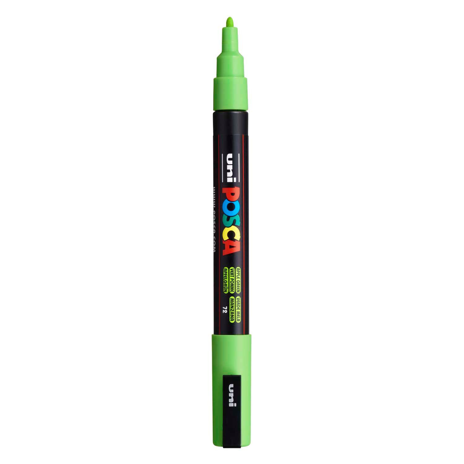 Marqueur Posca Uni-Posca, AFM PC-3M, épaisseur de ligne 0,9-1,3 mm, fin, vert pomme, 1 pièce