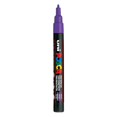 Marker Posca Uni-Posca, AFM PC-3M, épaisseur de ligne 0,9-1,3 mm, amende, violet, 1 pièce