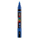 Feutre pinceau Uni posca pc5br bleu foncé - pointe pinceau 1-4 mm