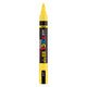 Feutre pinceau Uni posca pc5br jaune - pointe pinceau 1-4 mm