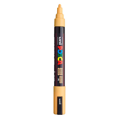 Marqueur peinture Uni posca pc5m abricot - pointe conique 2,5 mm