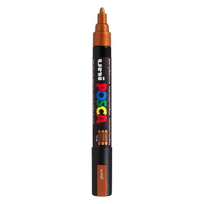 Marqueur Posca Uni-Posca, AFM PC-5M, épaisseur de ligne 2,5 mm, milieu, bronze, 1 pièce