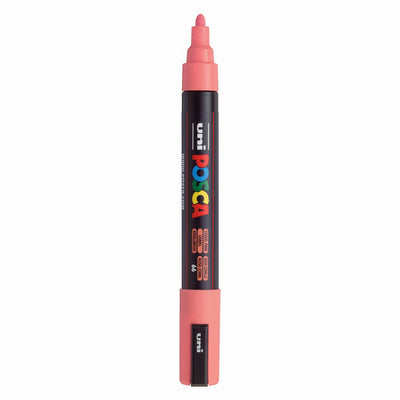 Feutre peinture Uni posca pc5m rose corail - pointe conique 2,5 mm