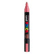 Marqueur Posca Uni-Posca, AFM PC-5M, épaisseur de ligne 2,5 mm, moyen, métal rouge, 1 pièce