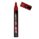 Marqueur peinture Uni posca pc5m rouge rubis - pointe conique 2,5 mm