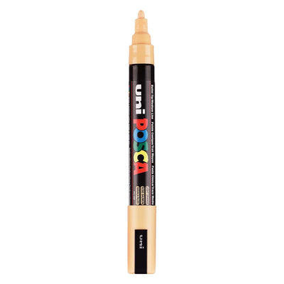 Marqueur Posca Uni-Posca, AFM PC-5M, épaisseur de ligne 2,5 mm, moyen, orange pâle, 1 pièce
