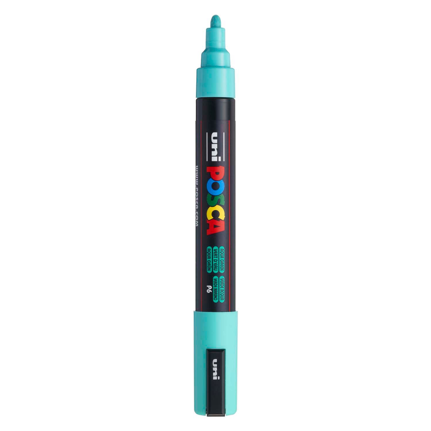 Feutre peinture Uni posca pc5m vert aqua - pointe conique 2,5 mm