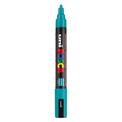 Marqueur Posca Uni-Posca, AFM PC-5M, épaisseur de ligne 2,5 mm, moyen, vert émeraude, 1 pièce