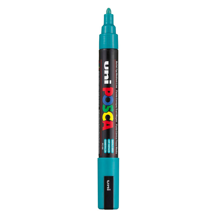 Marqueur Posca Uni-Posca, AFM PC-5M, épaisseur de ligne 2,5 mm, moyen, vert émeraude, 1 pièce
