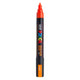 Feutre peinture Uni posca pc5m orange fluo - pointe conique 2,5 mm