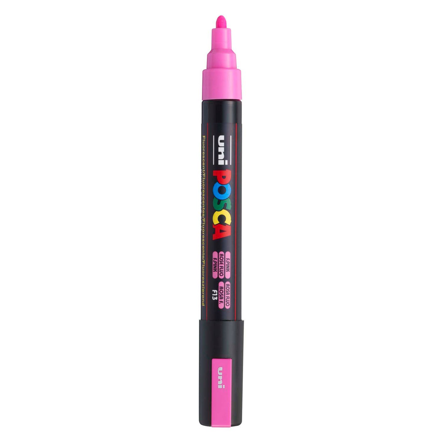 Feutre peinture Uni posca pc5m rose fluo - pointe conique 2,5 mm