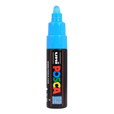 Marqueur peinture Uni posca 7m bleu clair - pointe conique 4,5mm