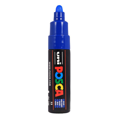 Marqueur peinture Uni posca 7m bleu - pointe conique 4,5mm