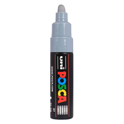 Marqueur peinture Uni posca 7m gris - pointe conique 4,5mm