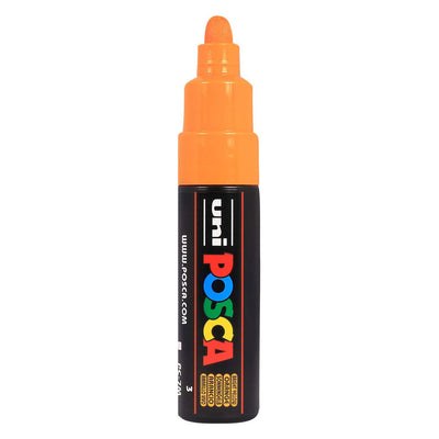 Marqueur peinture Uni posca 7m orange - pointe conique 4,5mm