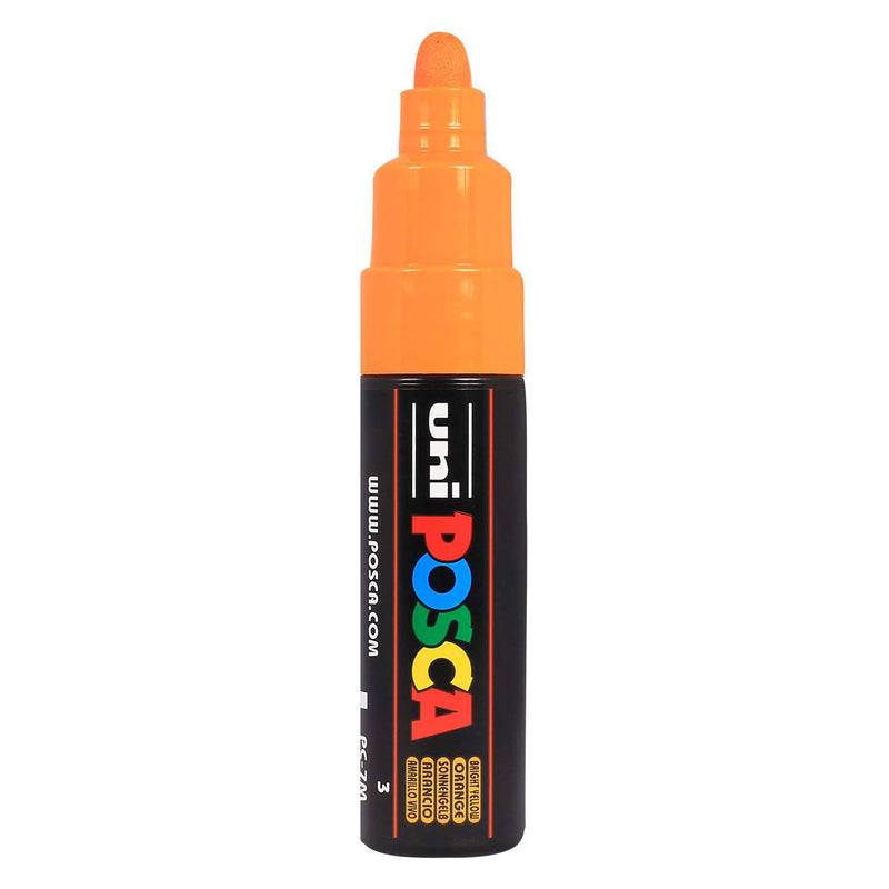 Marqueur peinture Uni posca 7m orange - pointe conique 4,5mm