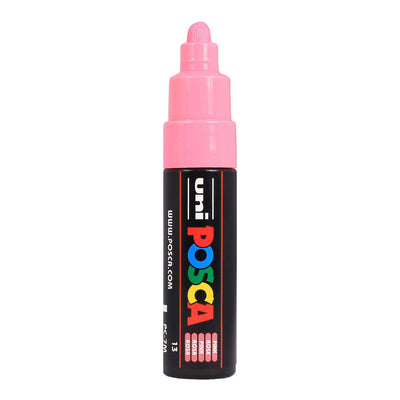 Marqueur peinture Uni posca 7m rose - pointe conique