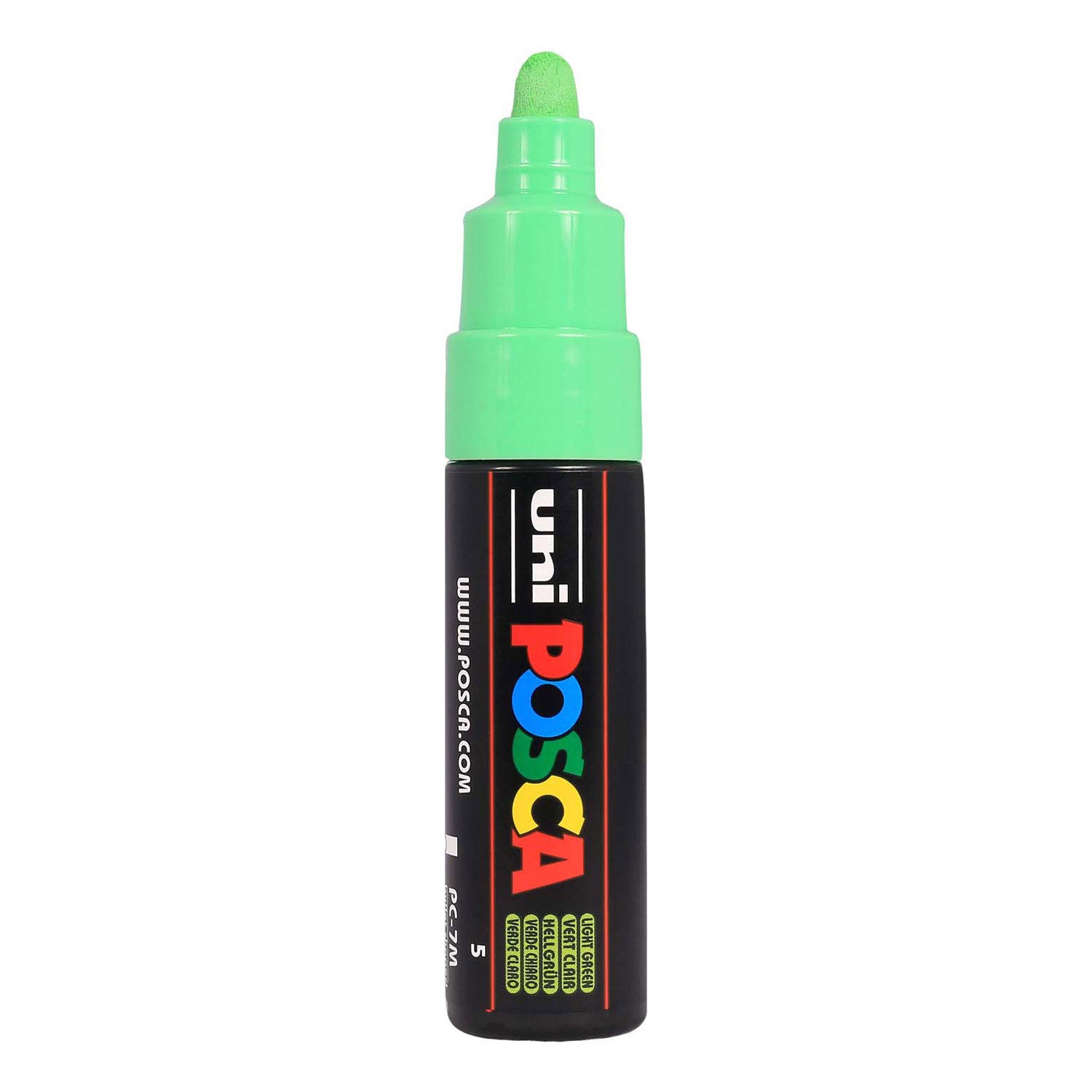 Marqueur peinture Uni posca 7m vert clair - pointe conique