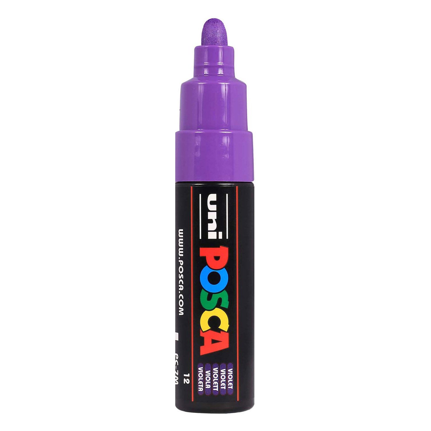 Marqueur peinture Uni posca 7m violet - pointe conique