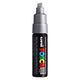 Marker Posca Uni-Posca, AFM PC-8K, épaisseur de ligne 8 mm, large, argent, 1 pièce