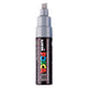 Marqueur Posca Uni-Posca, AFM PC-8K, épaisseur de ligne 8 mm, large, gris, 1 pièce
