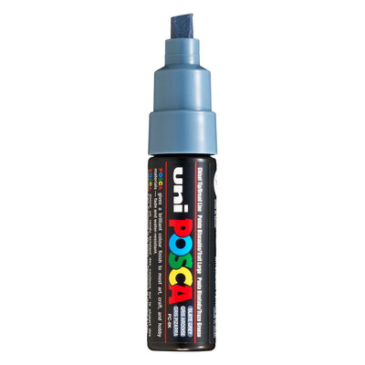 Marqueur Posca Uni-Posca, AFM PC-8K, épaisseur de ligne 8 mm, large, gris ardoise, 1 pièce