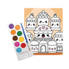 Graine creative graine painting by number set kawaii cakes - incl. peinture acrylique et pinceau