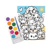 Graine peinture créative graine par numéro set chiens - incl. peinture acrylique et pinceau