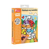 Graine peinture créative graine par numéro set chiens - incl. peinture acrylique et pinceau