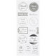 Creativ Company autocollants argent merci, 1 vel