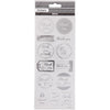 Creativ Company autocollants argent merci, 1 vel