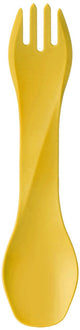 Équipement humain - gobites bio - réutilisable - couverts - spork - jaune - couverts de camping