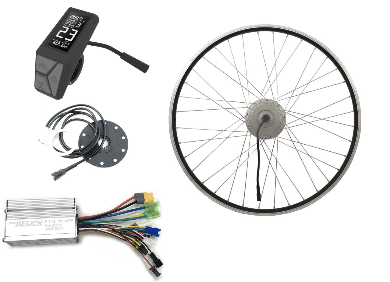 Van Beijck Kit de réparation de vélos électriques de Beijk pour le moteur de roue avant noir (bord de disque)