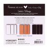 Florence • bloc d'étiquettes 216g kraft blanc noir 135x