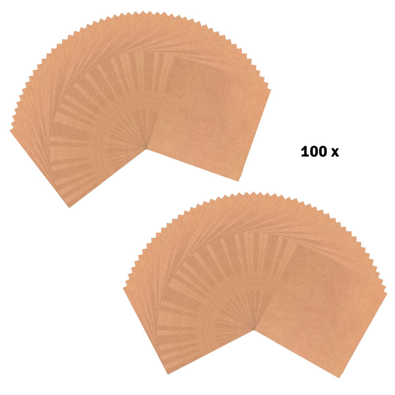 Vaessen creative • papier kraft 300g lisse 30,5x30,5cm 100x