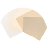 Vaessen creative • papier cartonné couleur kraft lisse 200g a4 50x