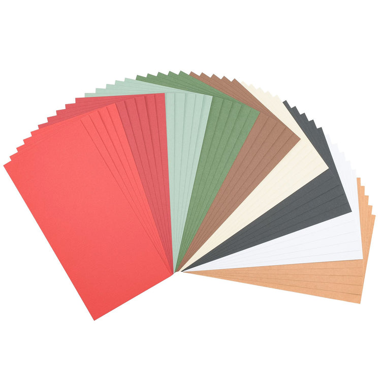 Florence • papier cartonné 216g texture 13,5x27cm multipack Noël 45x