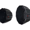 Octabox parabolique Falcon Eyes 90 cm uob-90hc avec nid d'abeille