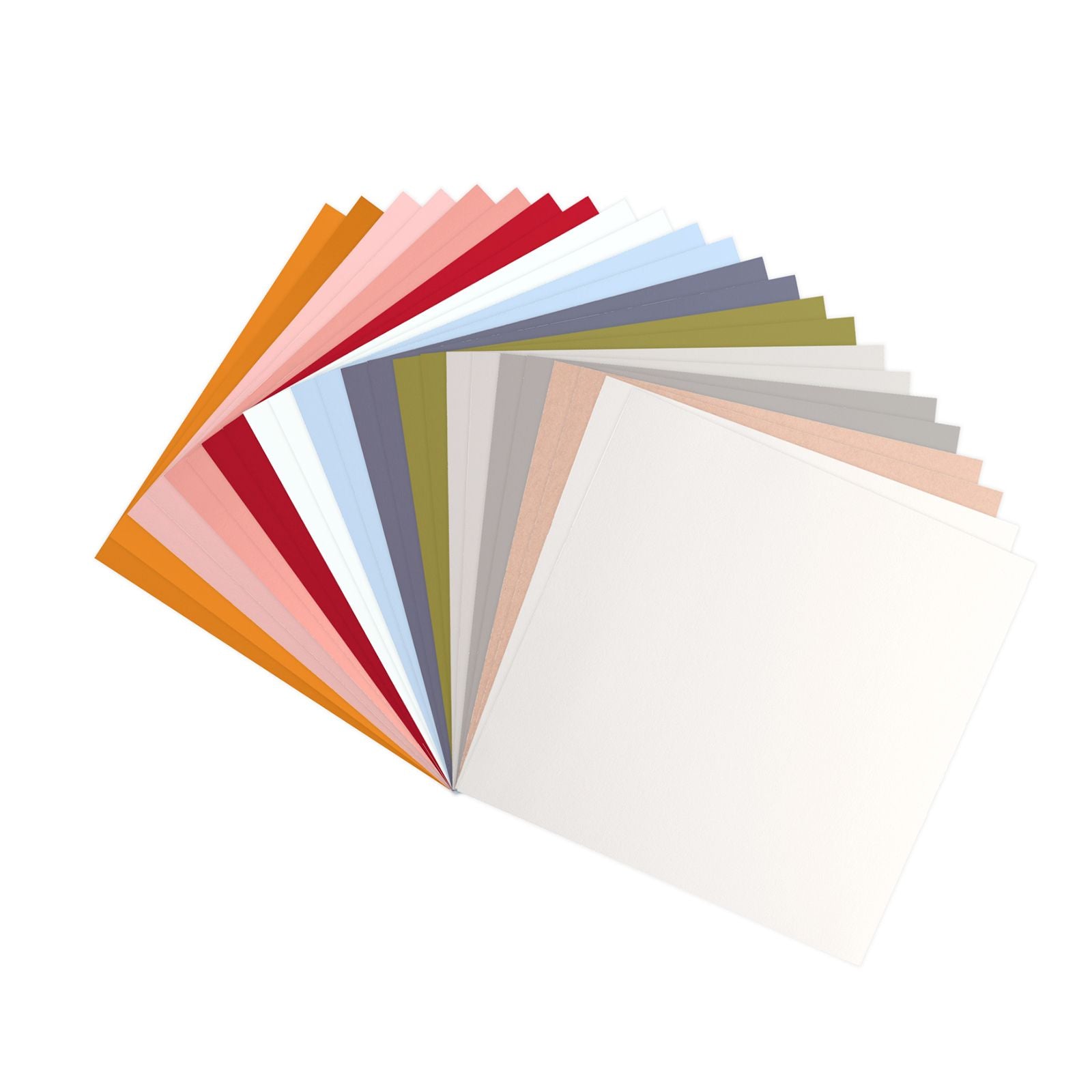 Florence • papier cartonné 216g lisse 30,5x30,5cm couleurs scandinaves 24x
