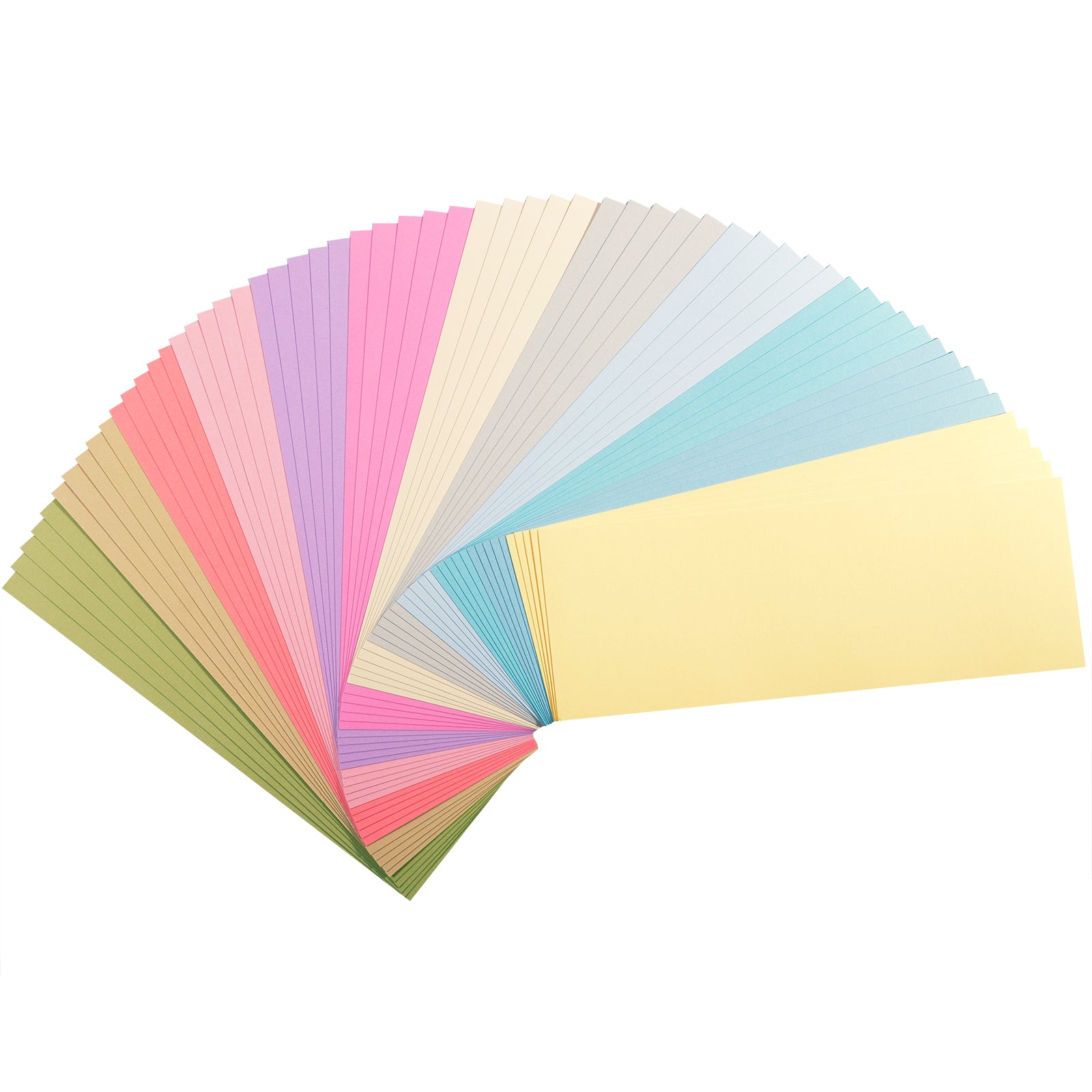Florence • papier cartonné 216g lisse 11,4x30,5cm pastels 60x