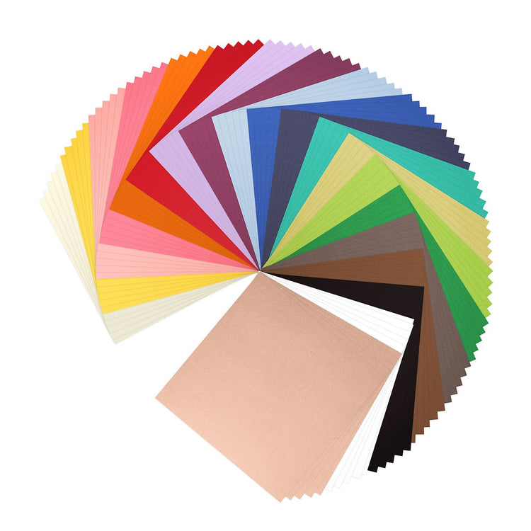 Florence • papier cartonné 216g lisse 30,5x30,5cm assorti 100x