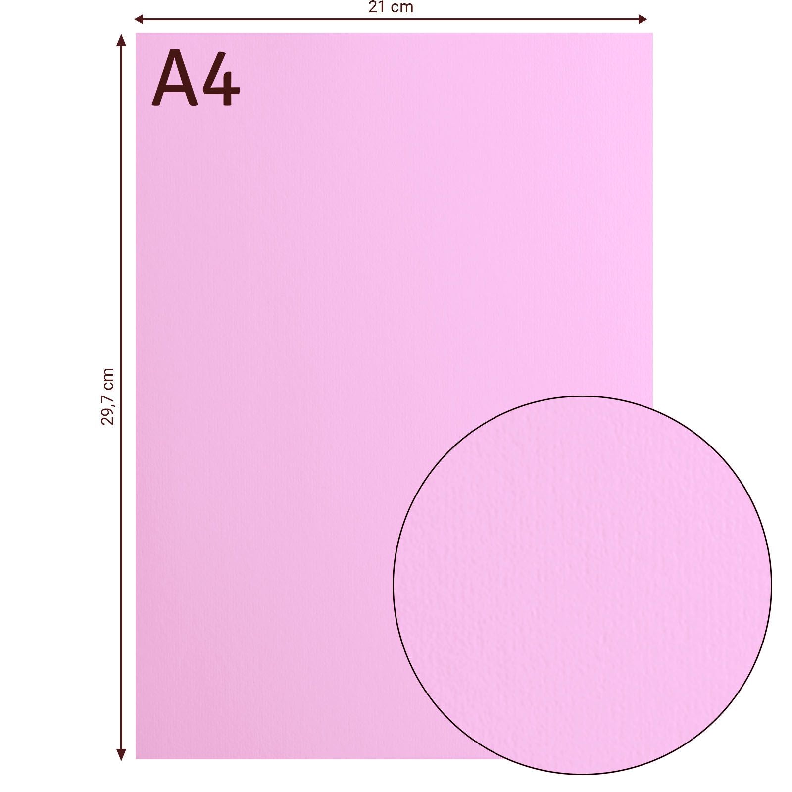 Florence • papier cartonné 216g lisse a4 lilas 10x