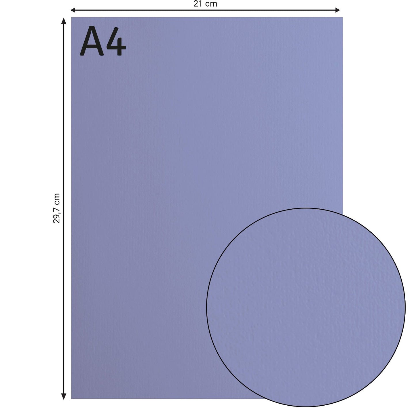 Florence • papier cartonné 216g lisse a4 tige 10x