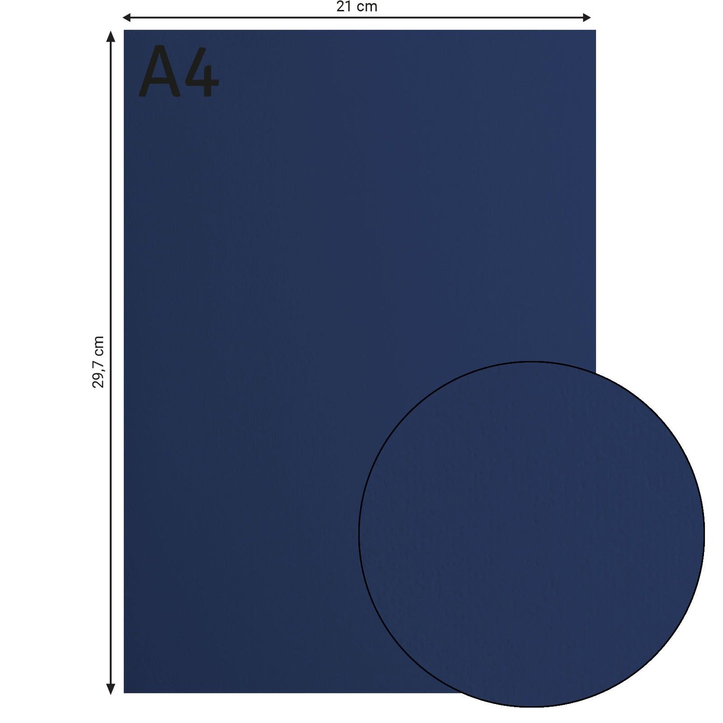 Florence • papier cartonné 216g lisse a4 maritime 10x