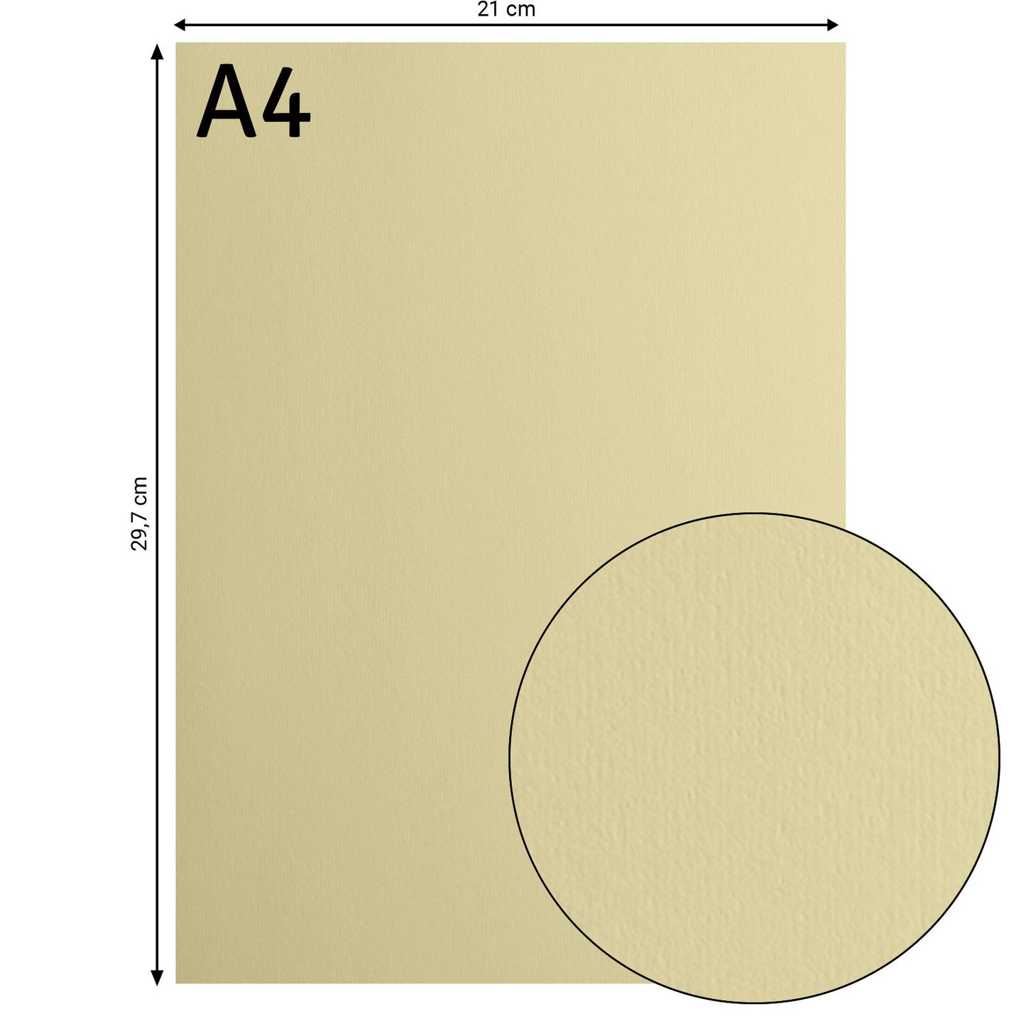 Florence • papier cartonné 216g lisse a4 pudding 10x