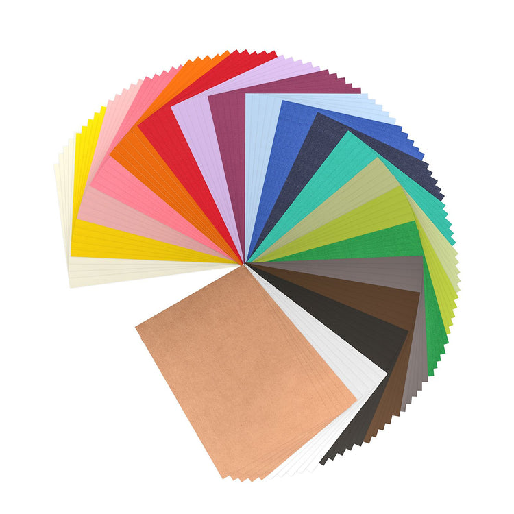 Florence • papier cartonné 216g lisse a4 assorti 100x