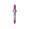 Stylo à bille 6 couleurs Licorne bleue env. 14 cm